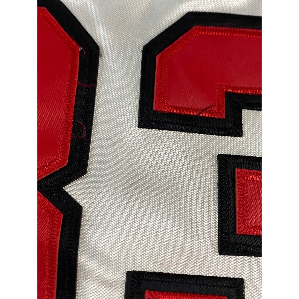 VTG Nike Chicago Bulls Scottie Pippen 33 Shimmer Jersey White Stitched 52 XL - Picture 10 of 12